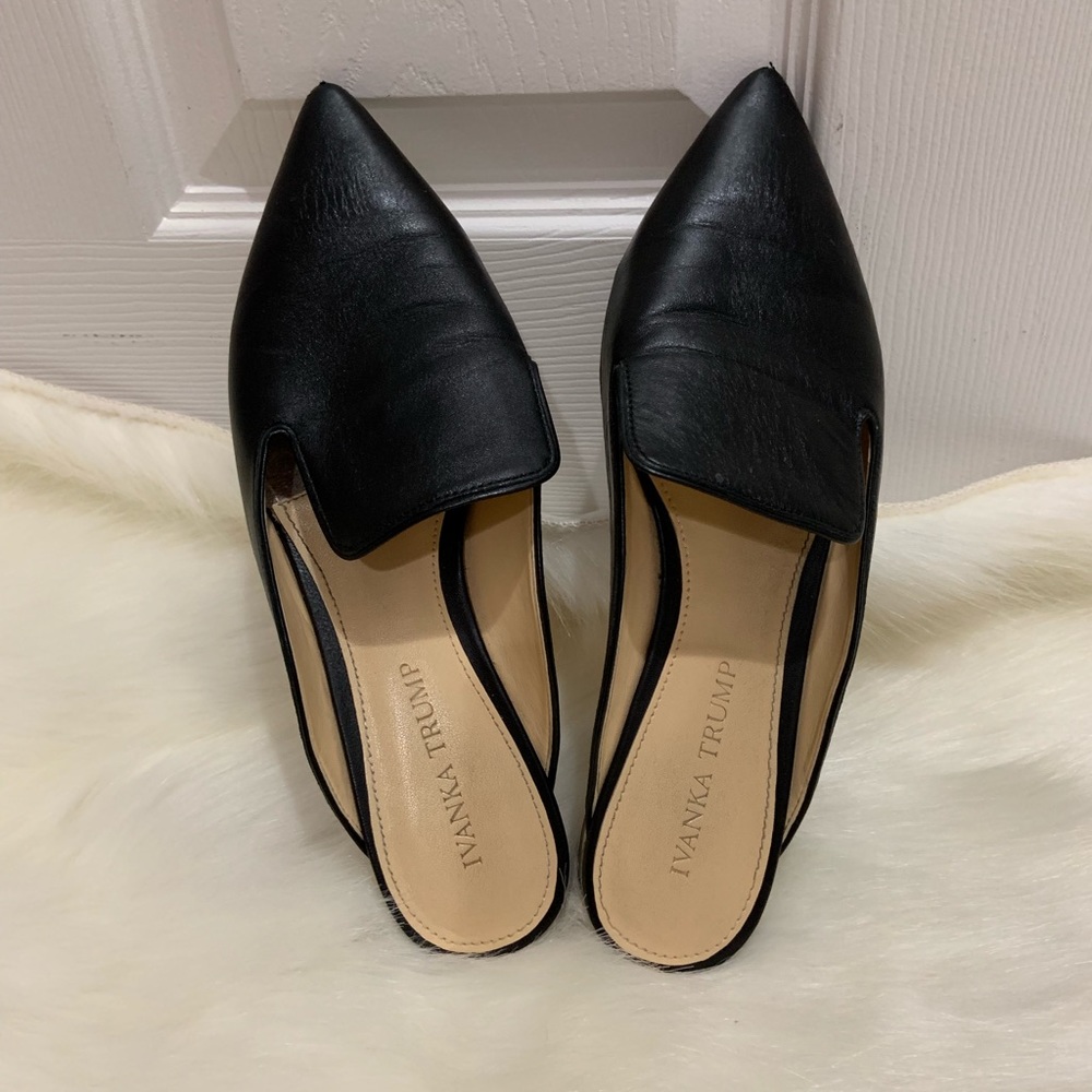 Ivanka Trump Black Mules